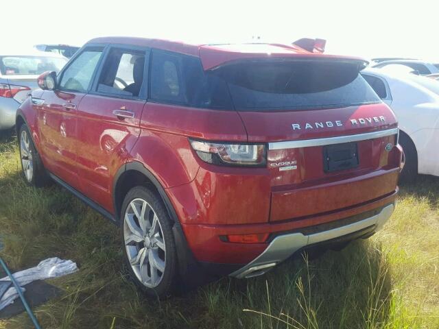 SALVE2BG0GH144326 - 2016 LAND ROVER RANGE ROVE MAROON photo 3