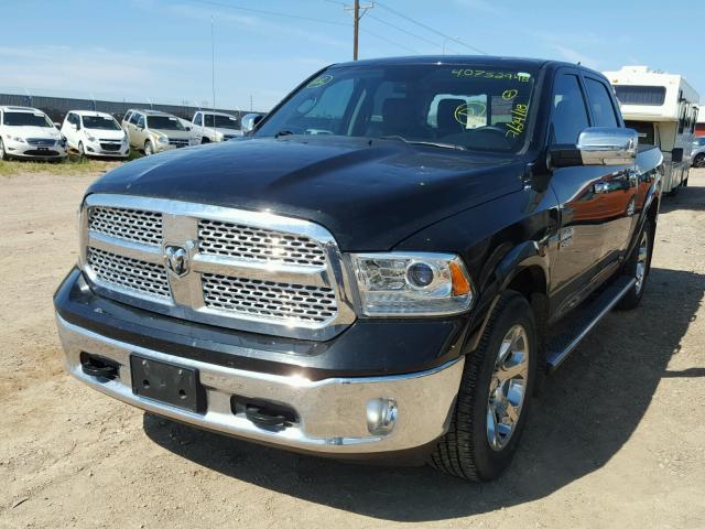 1C6RR7NT5GS261140 - 2016 RAM 1500 LARAM BLACK photo 2