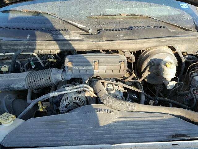 3B7HC13Y7YM225428 - 2000 DODGE RAM 1500 BLACK photo 7