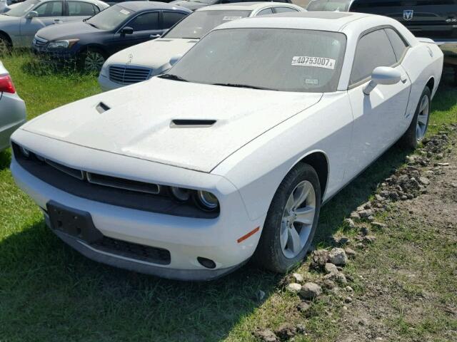 2C3CDZAG8FH774894 - 2015 DODGE CHALLENGER WHITE photo 2