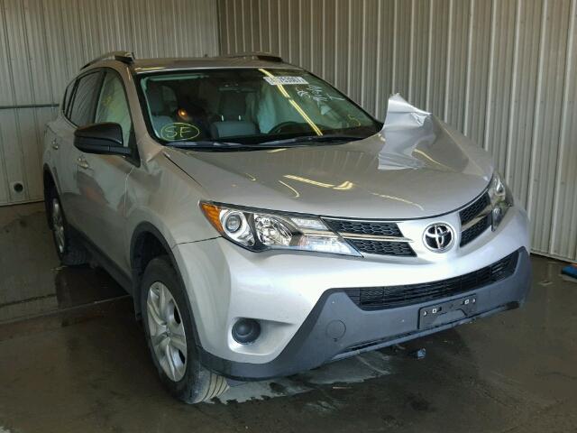 2T3BFREV0DW105266 - 2013 TOYOTA RAV4 LE SILVER photo 1