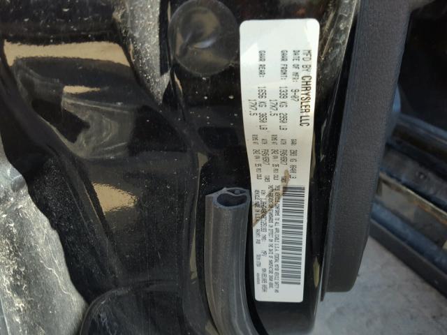 1J8HG48K48C125193 - 2008 JEEP COMMANDER BLACK photo 10