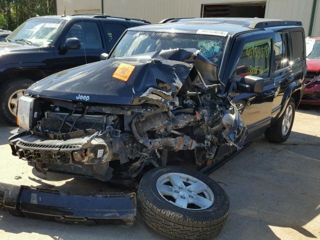 1J8HG48K48C125193 - 2008 JEEP COMMANDER BLACK photo 2