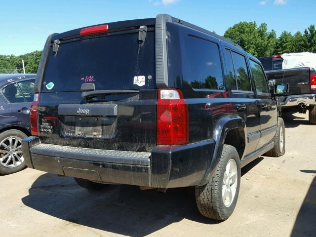 1J8HG48K48C125193 - 2008 JEEP COMMANDER BLACK photo 4