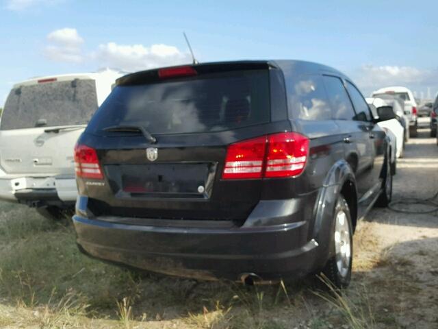 3D4GG47B29T168217 - 2009 DODGE JOURNEY SE BLACK photo 4