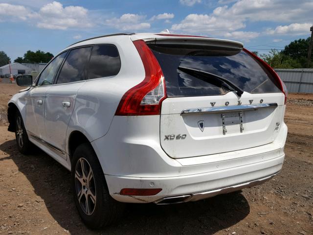 YV4902RM7F2648454 - 2015 VOLVO XC60 T6 WHITE photo 3