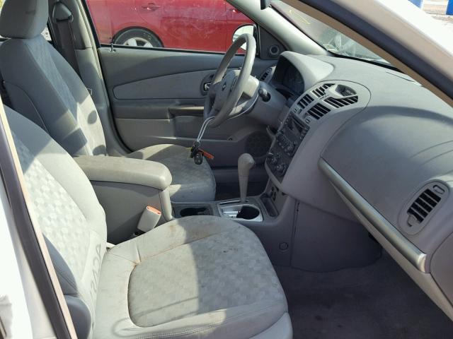 1G1ZT628X5F163028 - 2005 CHEVROLET MALIBU MAX 白色 照片 5