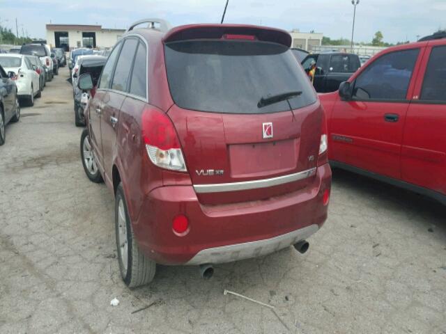 3GSCL537X8S603444 - 2008 SATURN VUE RED photo 3