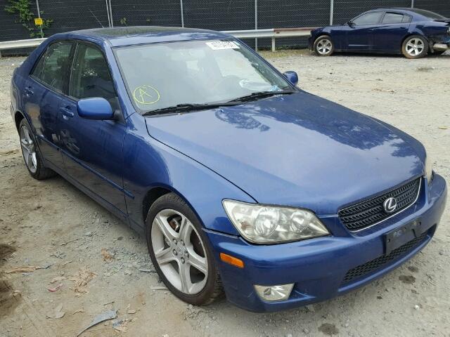 JTHBD192420046441 - 2002 LEXUS IS BLUE photo 1