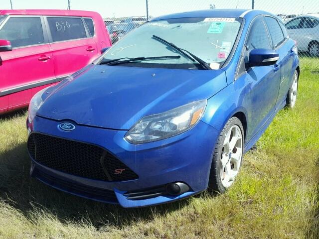 1FADP3L98DL323795 - 2013 FORD FOCUS BLUE photo 2