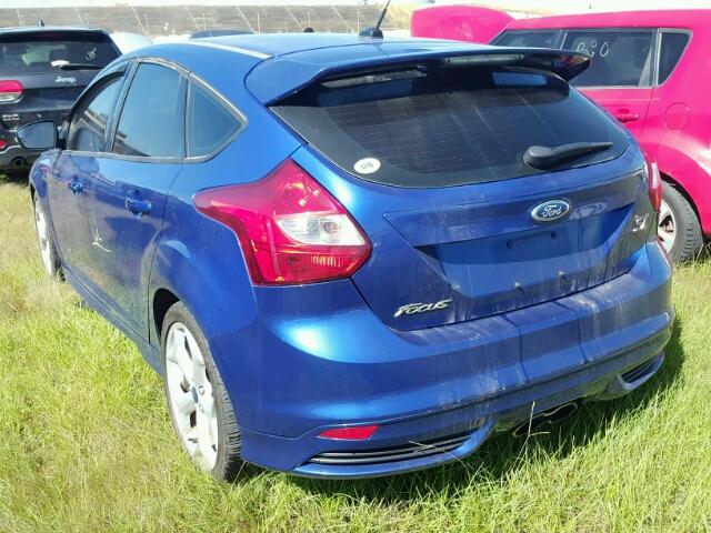 1FADP3L98DL323795 - 2013 FORD FOCUS BLUE photo 3