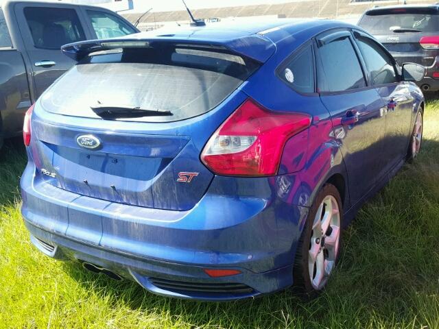 1FADP3L98DL323795 - 2013 FORD FOCUS BLUE photo 4