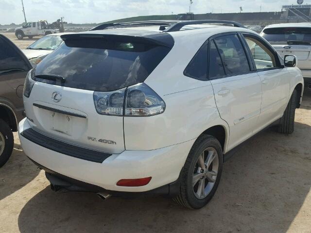 JTJGW31U772005126 - 2007 LEXUS RX WHITE photo 4