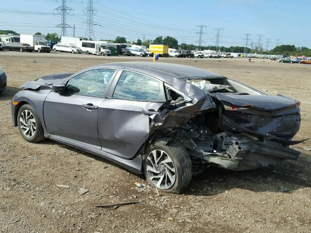 19XFC2F74GE020674 - 2016 HONDA CIVIC EX ნაცრისფერი ფოტო 3