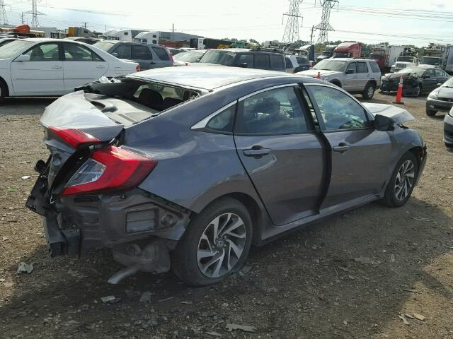 19XFC2F74GE020674 - 2016 HONDA CIVIC EX ნაცრისფერი ფოტო 4