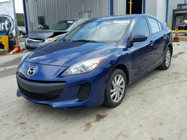 JM1BL1V74C1593016 - 2012 MAZDA 3 BLUE photo 2