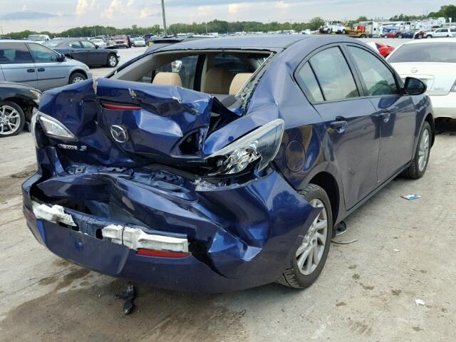 JM1BL1V74C1593016 - 2012 MAZDA 3 BLUE photo 4