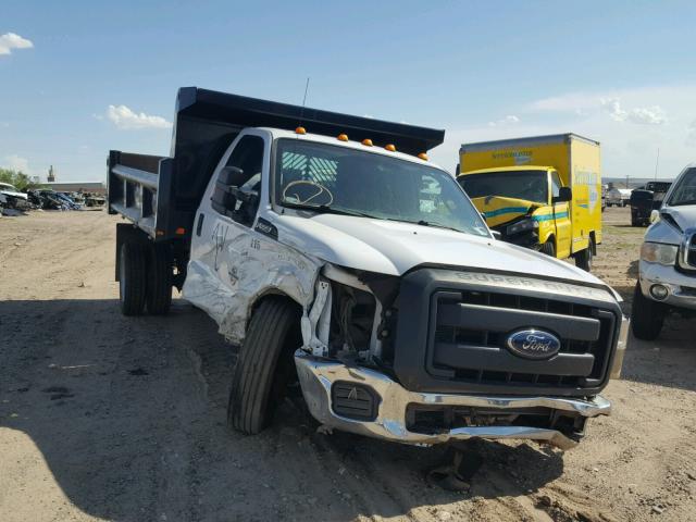 1FDUF5HT7DEB10821 - 2013 FORD F550 SUPER WHITE photo 1