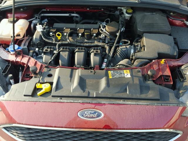 1FADP3K26GL311430 - 2016 FORD FOCUS RED photo 7