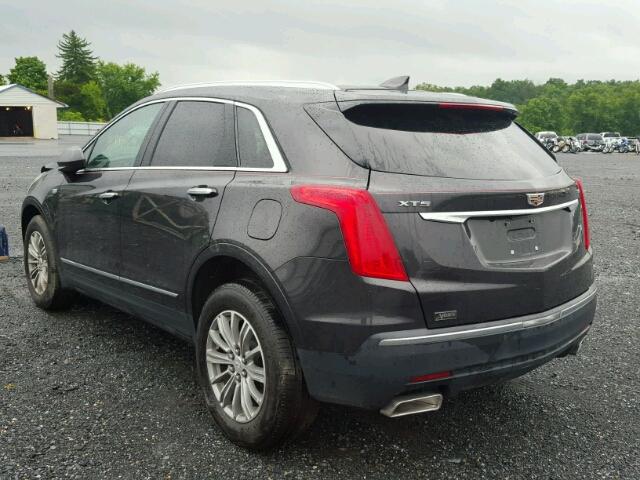 1GYKNBRS1HZ102855 - 2017 CADILLAC XT5 LUXURY CHARCOAL photo 3