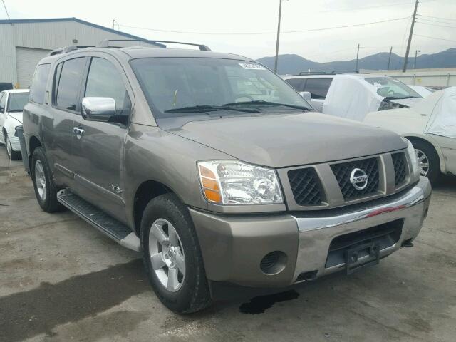 5N1AA08C27N717928 - 2007 NISSAN ARMADA SE TAN photo 1