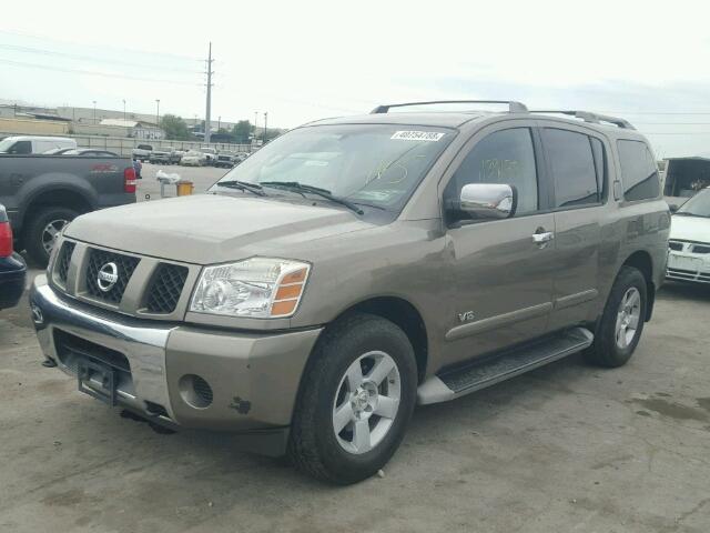 5N1AA08C27N717928 - 2007 NISSAN ARMADA SE TAN photo 2