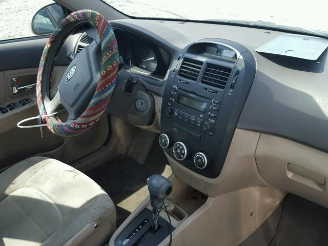 KNAFE221995598129 - 2009 KIA SPECTRA EX GOLD photo 9