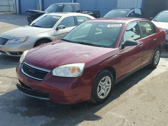 1G1ZS58F37F189105 - 2007 CHEVROLET MALIBU LS 栗色 照片 2