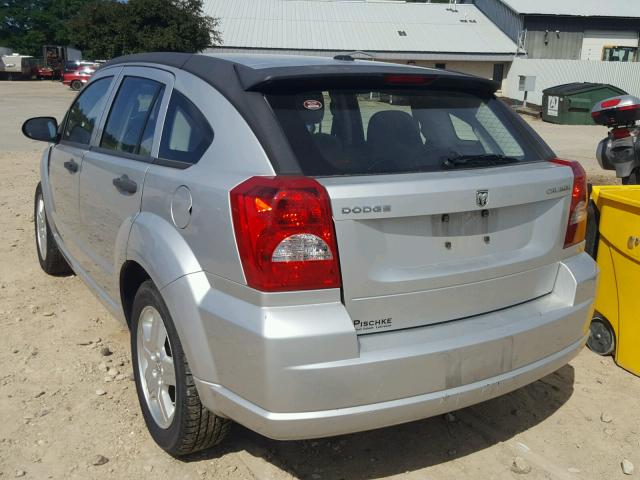 1B3CB1HA9BD254572 - 2011 DODGE CALIBER EX SILVER photo 3