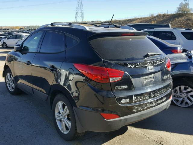 KM8JU3AC0CU385698 - 2012 HYUNDAI TUCSON GLS BLACK photo 3