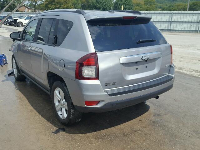 1C4NJCEA2GD599542 - 2016 JEEP COMPASS SILVER photo 3