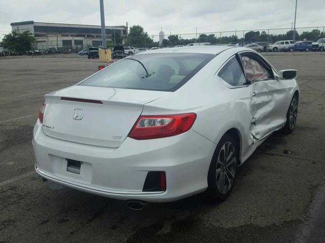 1HGCT2B85DA004582 - 2013 HONDA ACCORD EXL WHITE photo 4