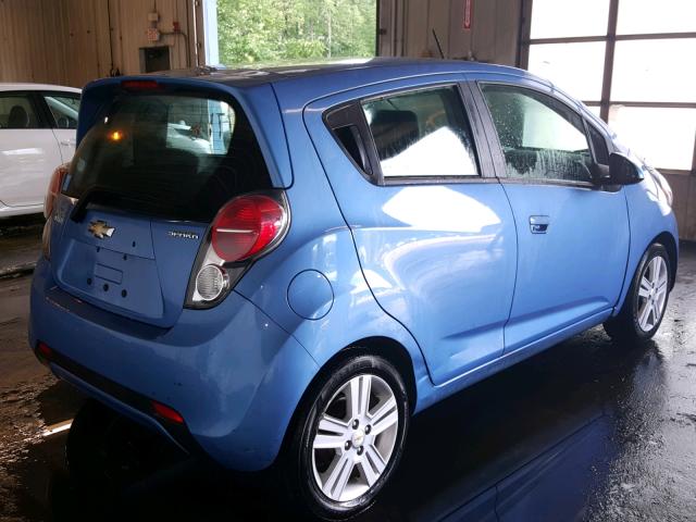 KL8CD6S98DC553685 - 2013 CHEVROLET SPARK 1LT BLUE photo 4