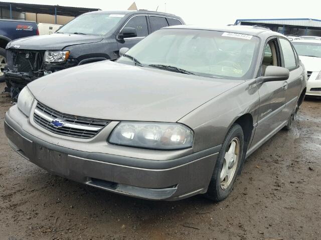 2G1WH55K929212858 - 2002 CHEVROLET IMPALA LS GOLD photo 2