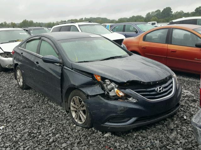 5NPEB4AC1CH450618 - 2012 HYUNDAI SONATA BLUE photo 1