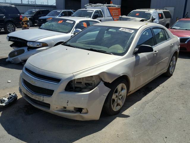 1G1ZG57B49F154401 - 2009 CHEVROLET MALIBU LS ოქროსფერი ფოტო 2