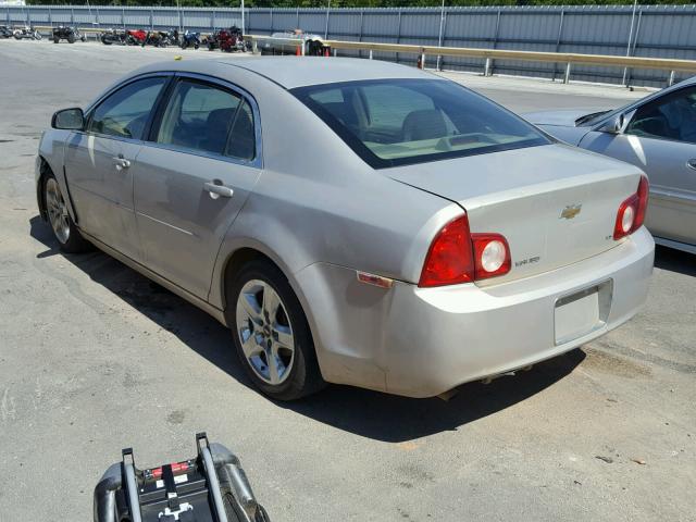 1G1ZG57B49F154401 - 2009 CHEVROLET MALIBU LS ოქროსფერი ფოტო 3