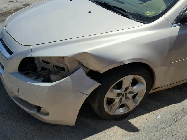 1G1ZG57B49F154401 - 2009 CHEVROLET MALIBU LS ოქროსფერი ფოტო 9