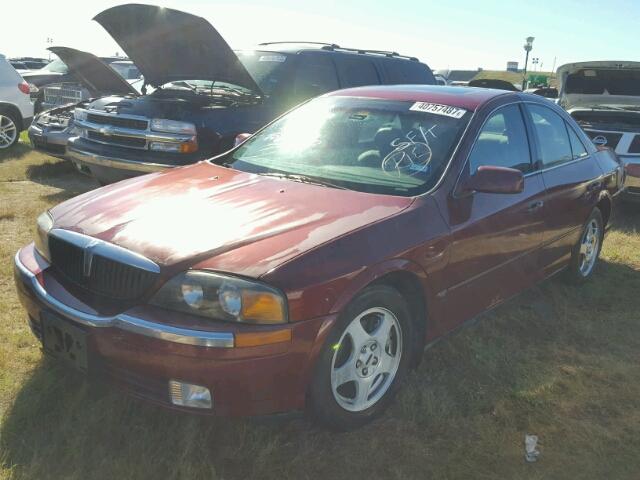 1LNHM87A1YY751265 - 2000 LINCOLN LS MAROON photo 2