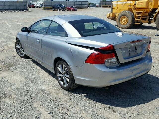 YV1672MC9BJ108971 - 2011 VOLVO C70 T5 SILVER photo 3