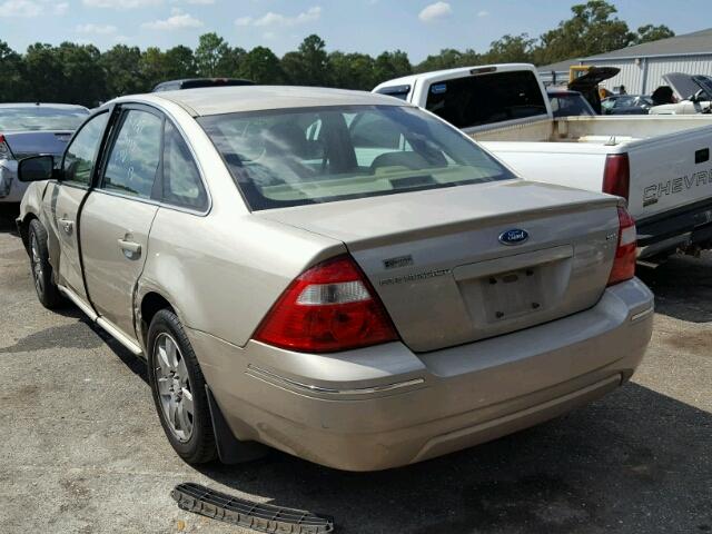 1FAHP24186G181237 - 2006 FORD FIVE HUNDR GOLD photo 3