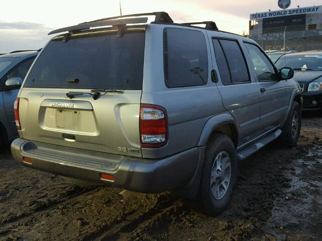 JN8DR09X71W573150 - 2001 NISSAN PATHFINDER SILVER photo 4