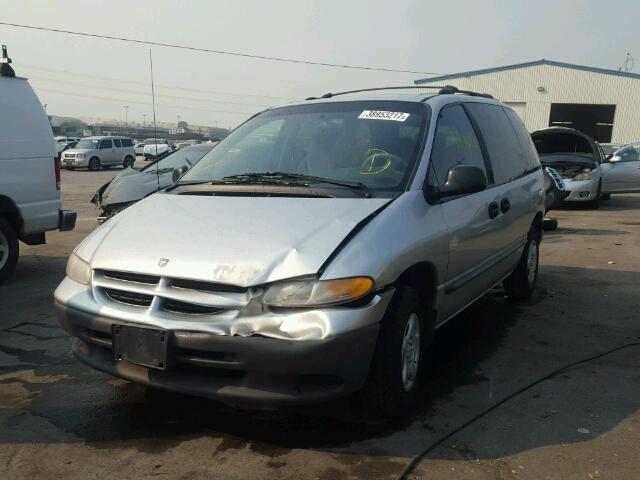 2B4GP2539YR899240 - 2000 DODGE CARAVAN SILVER photo 2