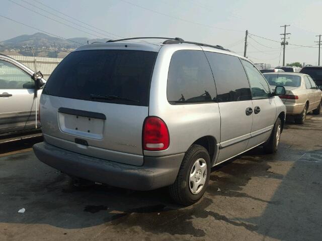 2B4GP2539YR899240 - 2000 DODGE CARAVAN SILVER photo 4