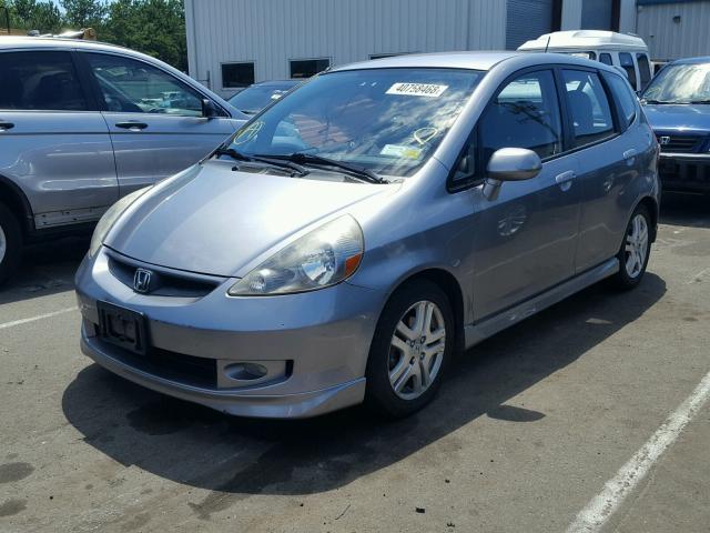 JHMGD38607S028875 - 2007 HONDA FIT S 灰色 照片 2
