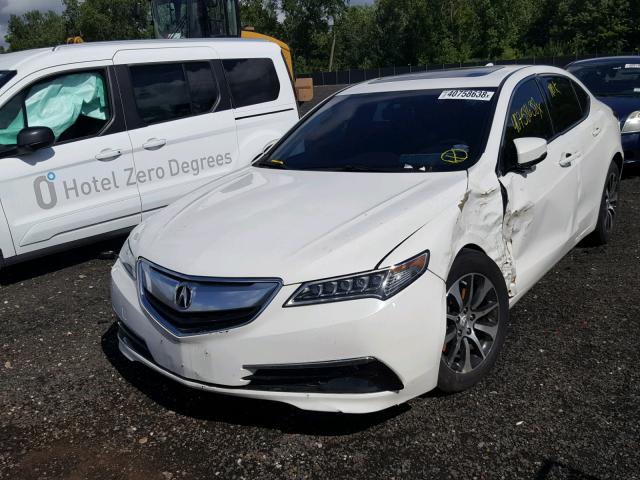 19UUB1F39FA019489 - 2015 ACURA TLX WHITE photo 2