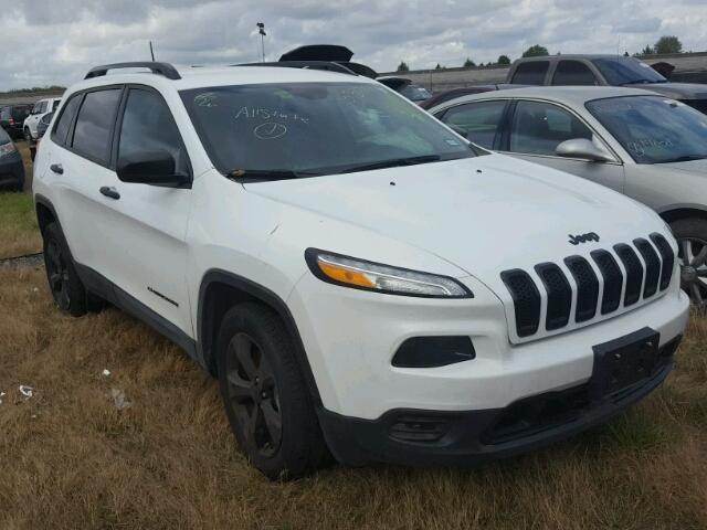 1C4PJMAS5HW560964 - 2017 JEEP CHEROKEE S WHITE photo 1