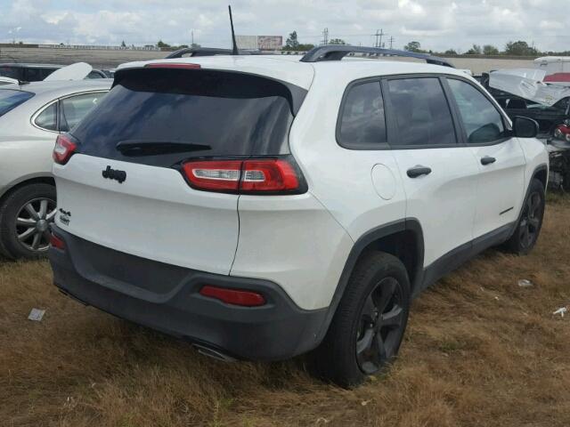 1C4PJMAS5HW560964 - 2017 JEEP CHEROKEE S WHITE photo 4