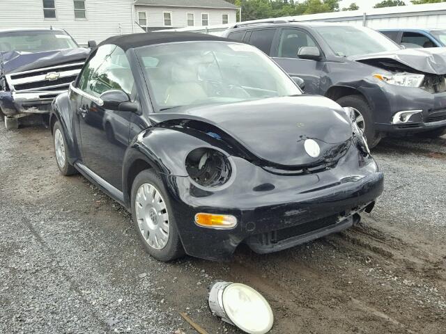 3VWBM31YX4M341957 - 2004 VOLKSWAGEN NEW BEETLE შავი ფოტო 1