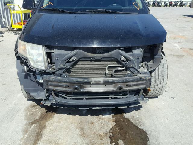 2FMDK39C17BA64014 - 2007 FORD EDGE SEL P BLACK photo 9